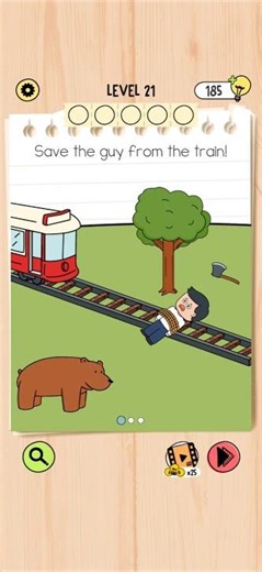 Brain Test 5 Level 21 | Every Puzzle Solved! 🎯 #Shorts #Challenge #Tutoria