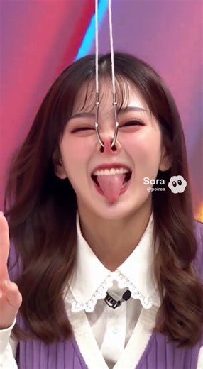 鼻フックチャレンジ9#おもしろ#funny #shorts