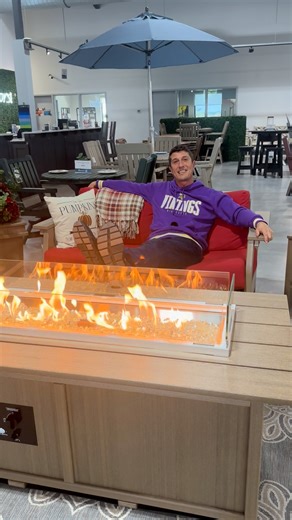 58 reactions · 7 comments | We are turning up the heat with this fire table sale! Shop now through Saturday, September 27th to snag these extra HOT savings! #Hot #save #savings #turnuptheheat #fall #fire #firetable #hugesales #maintenancefree #outdoorfurniture | By the Yard - Outdoor Furniture | Facebook