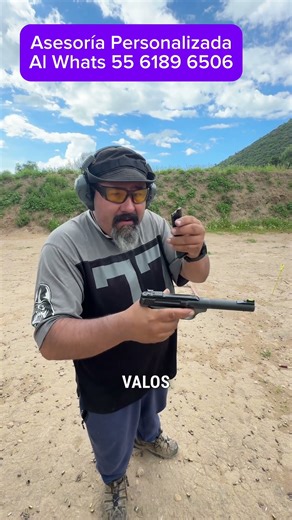 Disparando Browning Buckmark Camper 22 lr