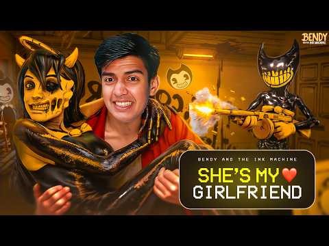 I Steal The GIRLFRIEND Of Black HUGGY WUGGY in BENDY and THE INK MACHINE #4