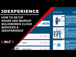 How to Setup Share and Markup - SOLIDWORKS Cloud Services & 3DEXPERIENCE