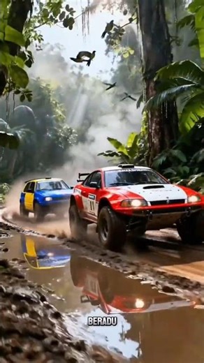 Balap Mobil 3D Epik di Hutan Tropis – Aksi Drift dan Lumpur!