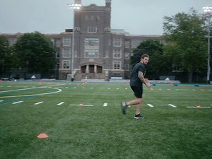 657K views · 794 reactions | Sprint to 1st cone, shuffle to 2nd, cross-step to 3rd, & sprint to 4th. #NeverDone #teamadidas This video and post is designed for educational purposes only. When participating in any exercise or exercise program, there is a possibility of physical injury. Please consult with a doctor prior to engaging in any exercise or exercise program. The use of any information provided is solely at your own risk. | Sport Chek | Facebook