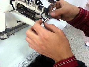 Machine sewing for 48L shank button
