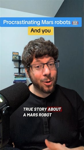 Daniel Wendler on Instagram: "How a procrastinating Mars robot can help you stop procrastinating #stopprocrastinating #procrastination #priorities #selfcare #burnoutrecovery"