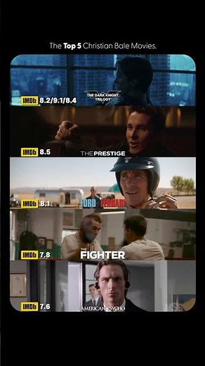 The 5 Best Christian Bale Movies Ranked! 🦇