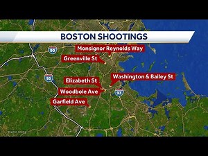 10 shot in at least 6 shooting across Boston
