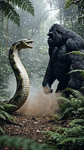 Kong vs Anaconda – Epic Jungle Fight #Short Feed #Short Vairal #Short Video
