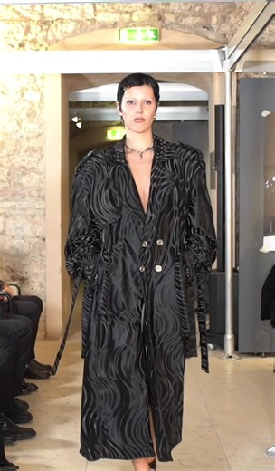 OUR 3D FAUX LEATHER TRENCH COAT🌟 #fashion #fashiondesigner #fauxleather