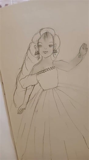 # how to draw back side hair drawing #ovi_art