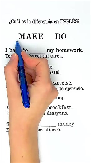 🌟Así aprendí MAKE y DO sin reglas aburridas (solo con un truco genial) 🤯 explicación muy fácil