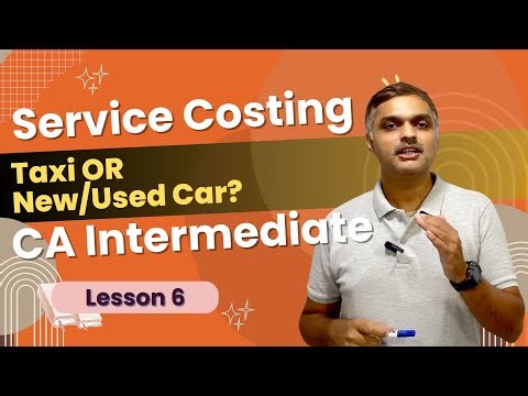 Taxi vs Own Car | Cost Comparison Explained | Service Costing | Lesson 6 | CA Intermediate