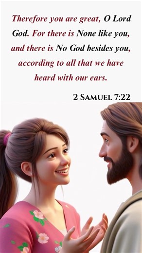 2 Samuel 7:22 Our God is Awesome God #faith #love #jesus ‪@miracle_channel‬ #shorts #trending #bible