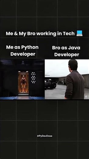 Me and My Bro Working in Tech 😎 | #python #coding #shorts