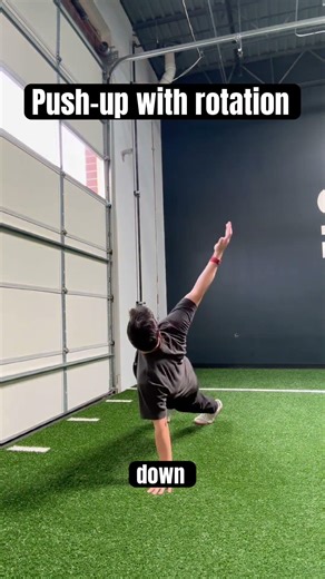 Push up with rotation