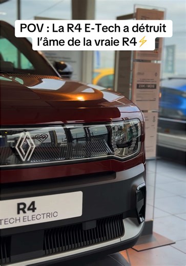 La R4 E-Tech : Transformation ou Rupture d'âme ?