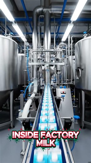 Inside a Modern Milk Factory How Everything Really Works #insidefactories #milk #FactoryProcess