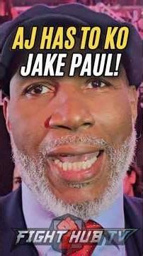 Lennox Lewis makes FINAL PREDICTION for Jake Paul vs Anthony Joshua!