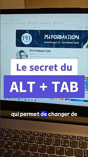 Le secret du ALT + TAB sur ordinateur 🤩🤩 #shorts #astuce #ordinateur #windows #phformation