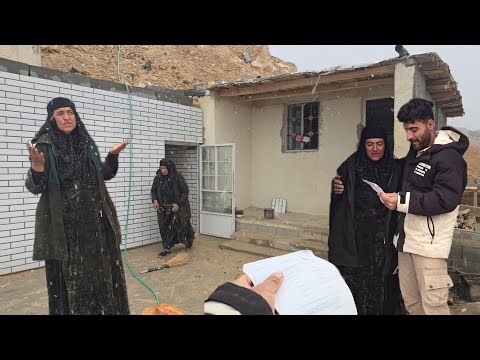 Grandma's Thanksgiving in a Blizzard: Her Son Has Received a Building Permit