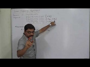 Big M Method Simplified and Easiest way - 10 Part 1 of 4