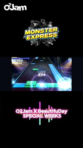 O2Jam X BeautifulDay Special Weeks : Monster Express 💫 #kpop #리듬게임 #오투잼 #o2jam #musicgame