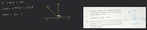 In Fig. 6.17, \mathrm{POQ} is a line. Ray \mathrm{OR} is perpen... | Filo
