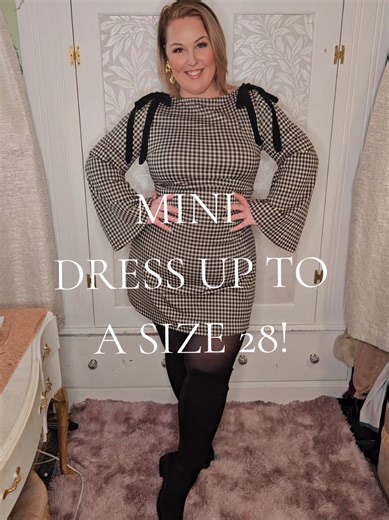 Stylish Mini Dress for Plus Size Fashion