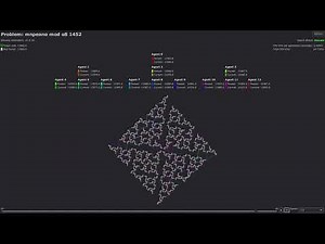 A Memetic Algorithm solves a fractal instance of the TSP with 1042 cities.