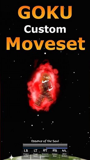 Goku custom moveset #roblox #robloxedit #jjs #dragonball #goku #skillbuilder