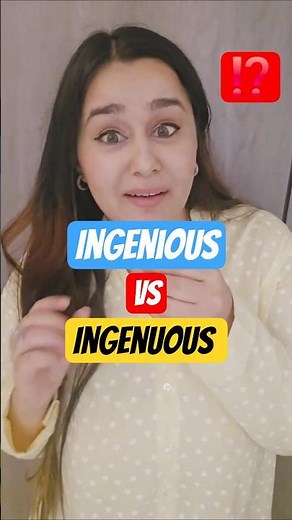 Ingenious vs Ingenuous, explained in 60 Seconds #ieltspreparation #vocabulary #commonmistakes #ielts