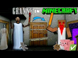 Granny in Minecraft 😱🏡 | Scary Horror Mod in Minecraft World! 🔥 (Full Gameplay)