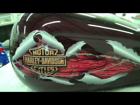 How to properly paint a motorcycle Tank with a Spraycan