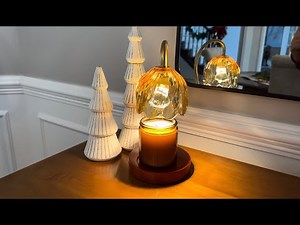 Best Candle Warmer Lamp? Dimmable Timer, No-Flame Wax Melter Review & Demo