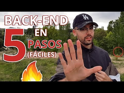 BACKEND EN 5 PASOS 💾 ¿Por donde empezar y que aprender para ser Desarrollador Web Back-end? *2025*