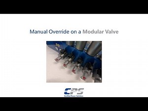 HYD.4 - Modular Valve Manual Override