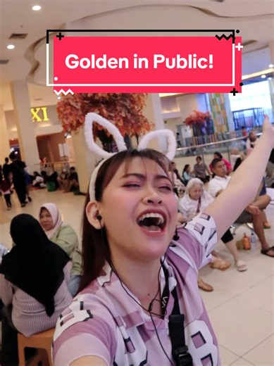 Public Singing Challenge with Golden Bunnies