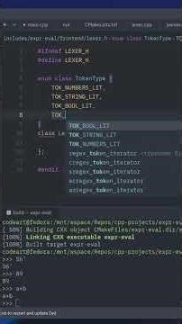 Creating TokenTypes for the Lexer | Expression Evaluator in C++
