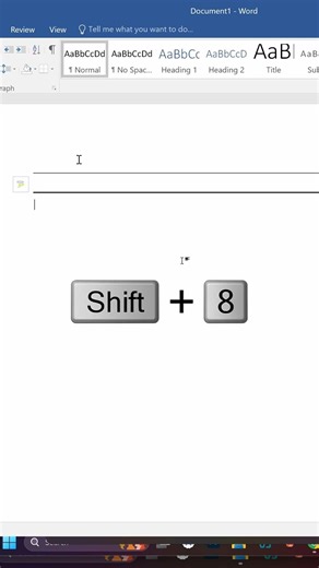 The Word shortcut that blew my mind. #shorts #skills #tutorial