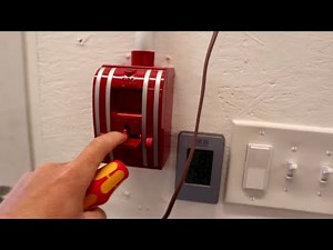 Full fire alarm system test on the new panel