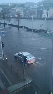 Severe Flooding at Cornmarket Street and the Quays this morning in Cork City. | Donegal Weather Channel