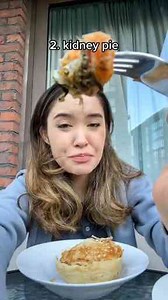 Trying British food for the first time...
