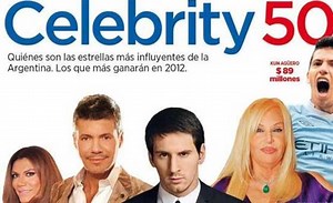 ¿Quiénes son las celebrities más influyentes de la Argentina?