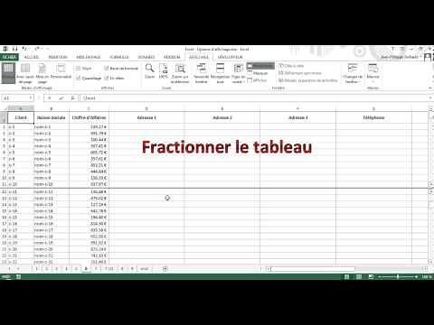 Modifier les options d'affichage sous Excel