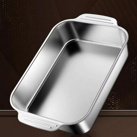 Nonstick Surface Baking Pan, Grilled Fish Plate For Versatile Cooking And Roasting, Stainless Steel Sheet Pan With Smooth Polished Rolled Edges For Safe And Comfortable Handling, - Walmart.ca