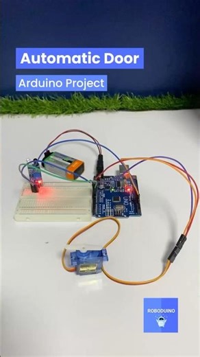 IR Sensor & Servo Motor Arduino UNO Project #servomotor #arduinouno #arduinoproject #arduinoideas