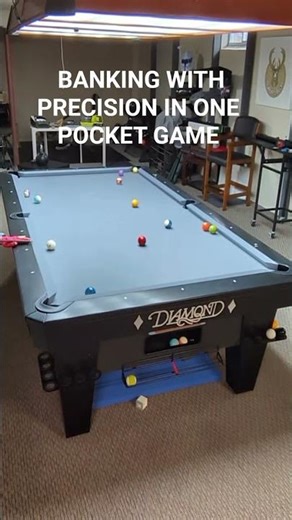 BANKING WITH PRECISION IN ONE POCKET GAME #8ballpool #billiards #onepocket #9ball #livestream