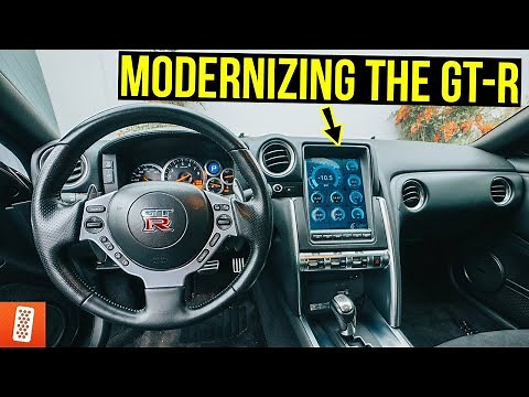 Installing a TESLA SCREEN In the R35 Nissan GT-R! Modernizing the GT-R!