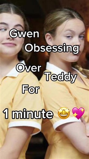 Gwen obessing over Teddy 🤩 #malorytowers #gwen #teddy #CapCut